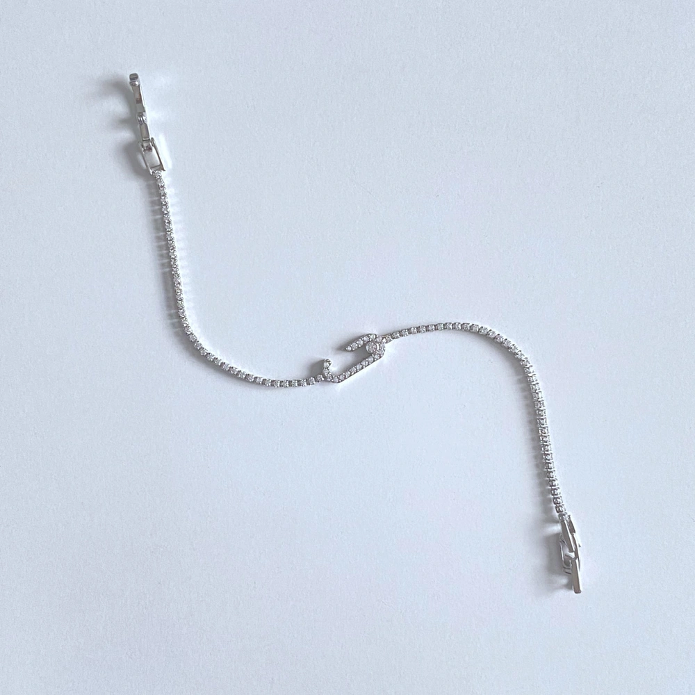 Taşlı Oval C Bileklik