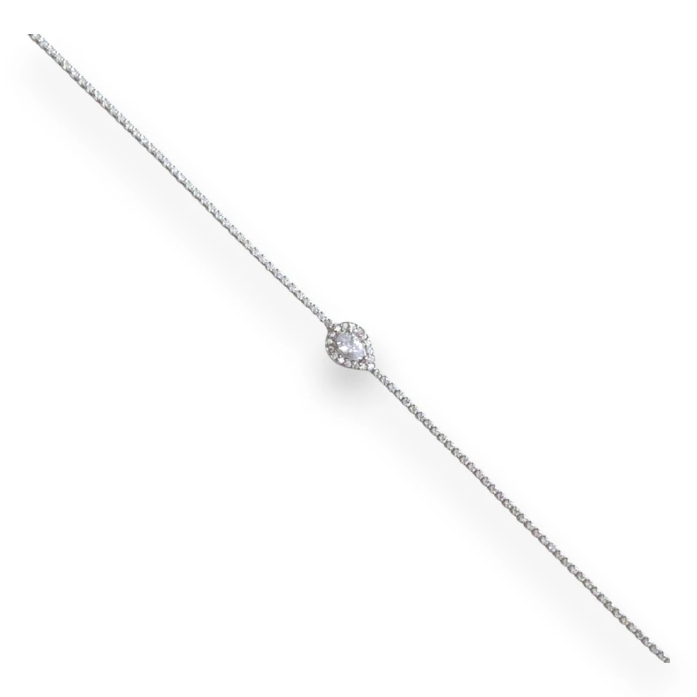 Minimal Damla Taşlı Bileklik